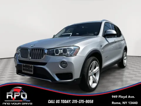Silver 2017 BMW X3 xDrive28i for sale in Rome, NY