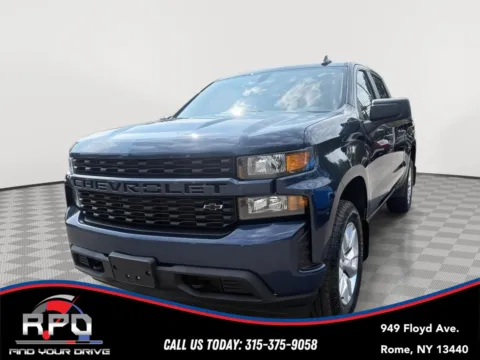 Blue 2020 Chevrolet Silverado 1500 Custom for sale in Rome, NY