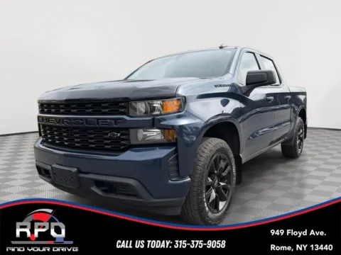 Blue 2020 Chevrolet Silverado 1500 Custom for sale in Rome, NY