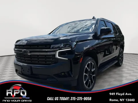 Black 2021 Chevrolet Tahoe RST for sale in Rome, NY