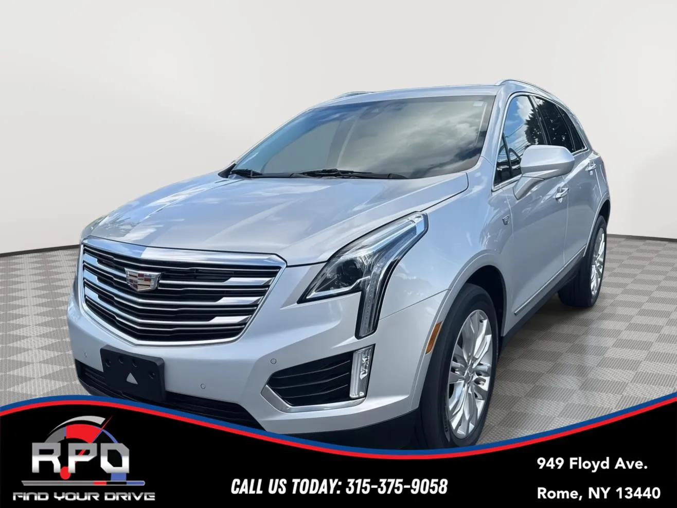 Silver 2019 Cadillac XT5 Premium Luxury AWD for sale in Rome, NY