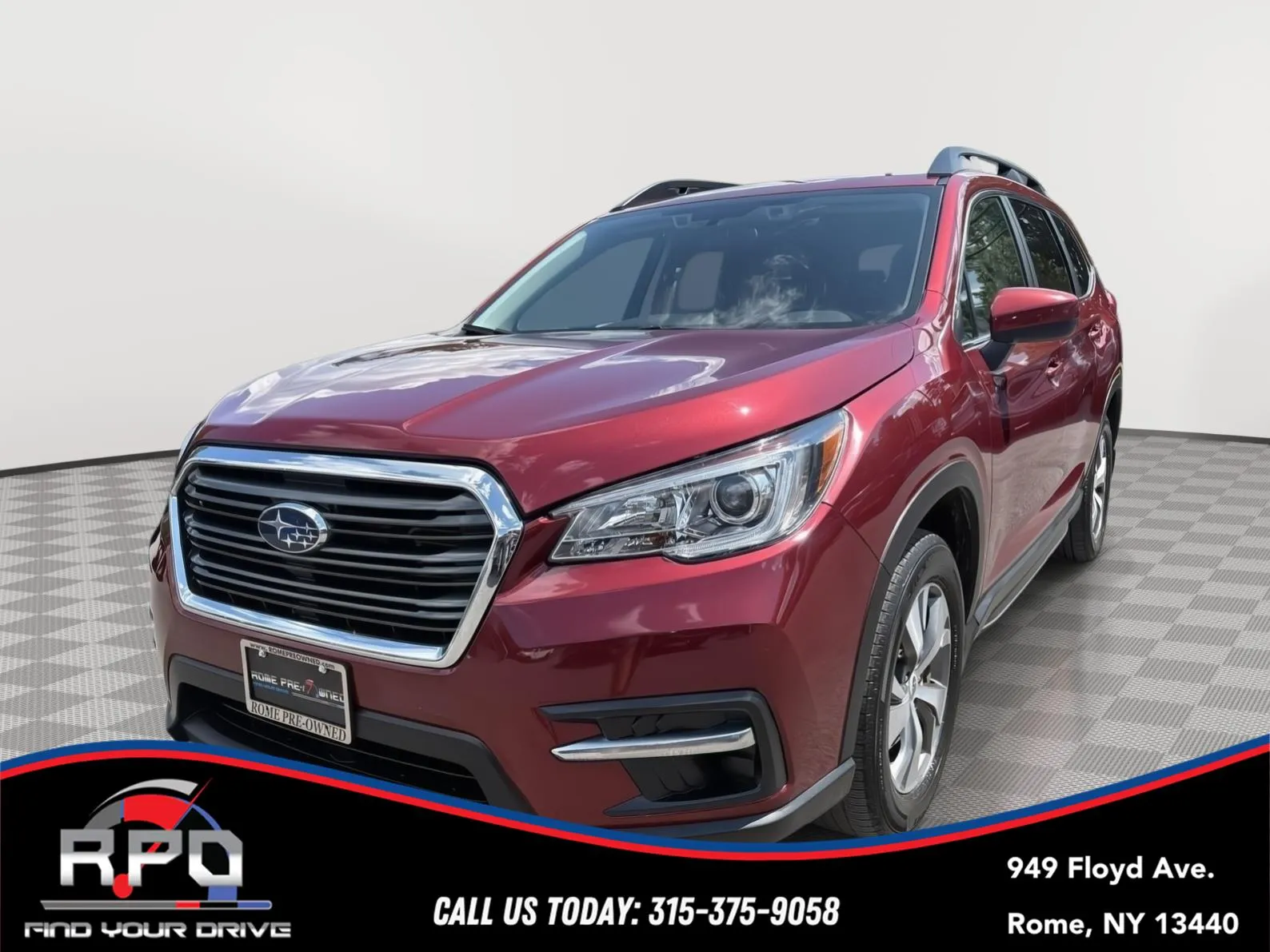 Red 2019 Subaru Ascent Premium for sale in Rome, NY