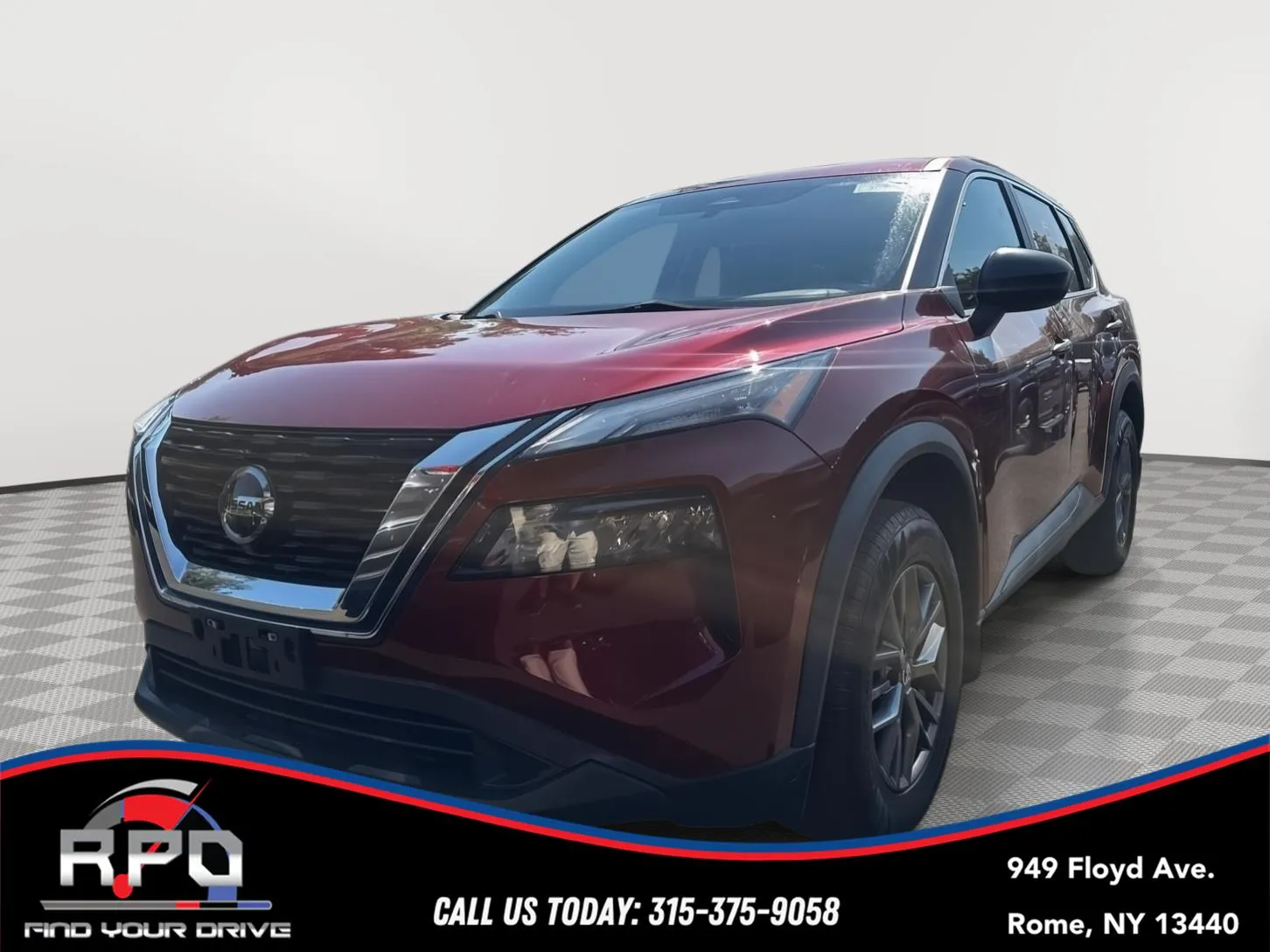 Red 2021 Nissan Rogue S for sale in Rome, NY