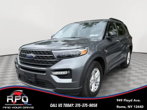 Gray 2022 Ford Explorer XLT for sale in Rome, NY