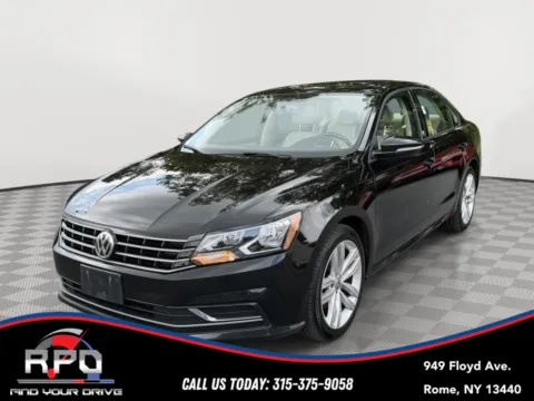 Black 2019 Volkswagen Passat 2.0T Wolfsburg Edition for sale in Rome, NY