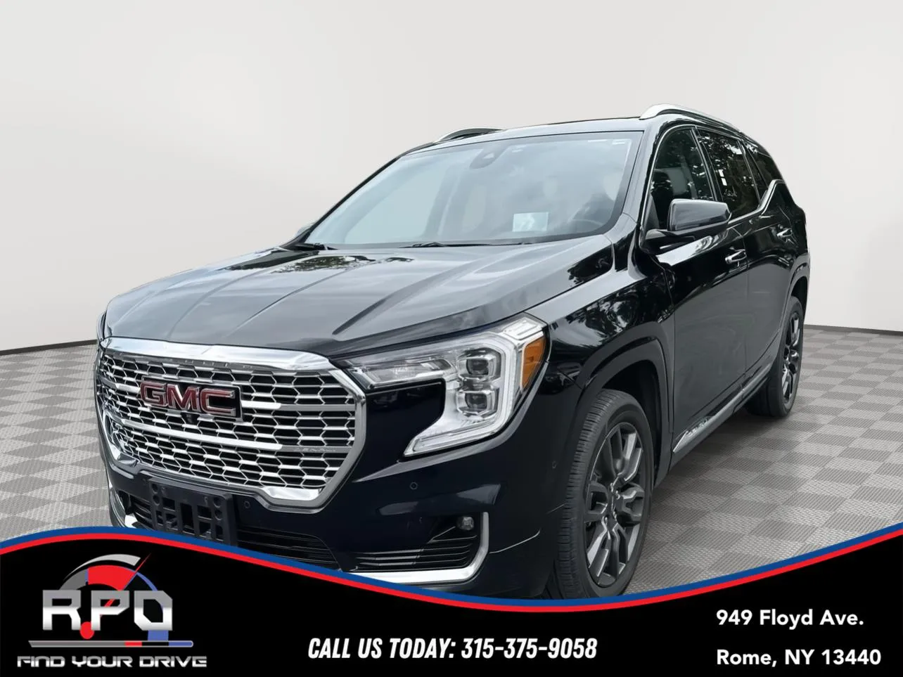 Black 2022 GMC Terrain Denali for sale in Rome, NY