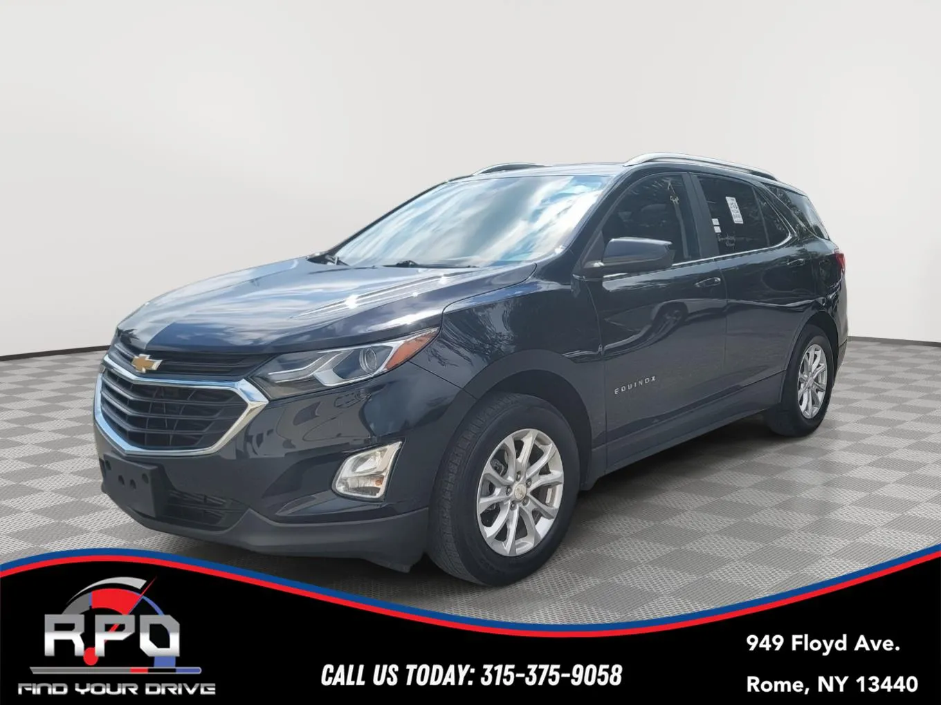 Blue 2021 Chevrolet Equinox LT for sale in Rome, NY