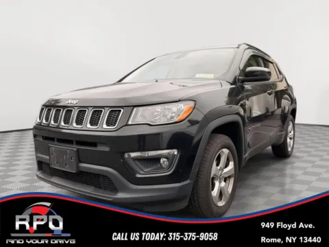 Black 2018 Jeep Compass Latitude for sale in Rome, NY