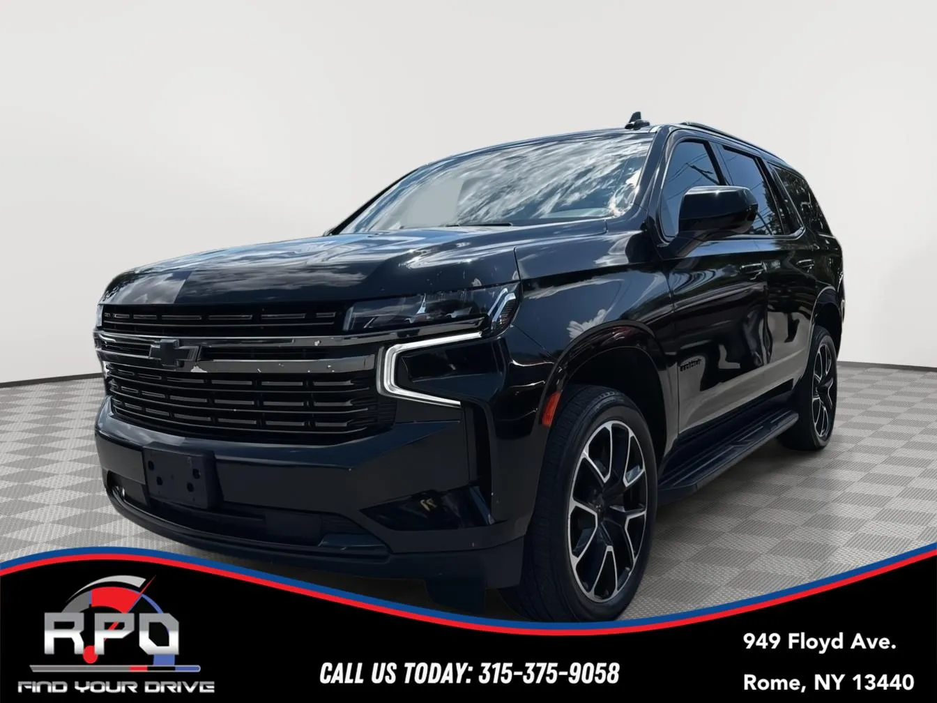 Black 2021 Chevrolet Tahoe RST for sale in Rome, NY