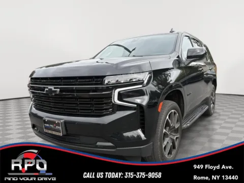 Black 2021 Chevrolet Tahoe RST for sale in Rome, NY