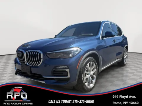 Blue 2020 BMW X5 xDrive40i for sale in Rome, NY