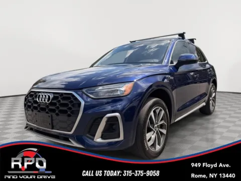 Blue 2023 Audi Q5 S line Premium Plus for sale in Rome, NY