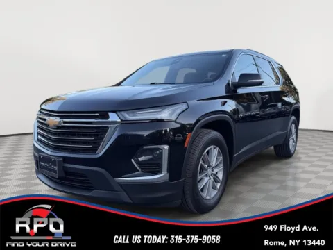 Black 2022 Chevrolet Traverse LT Cloth for sale in Rome, NY