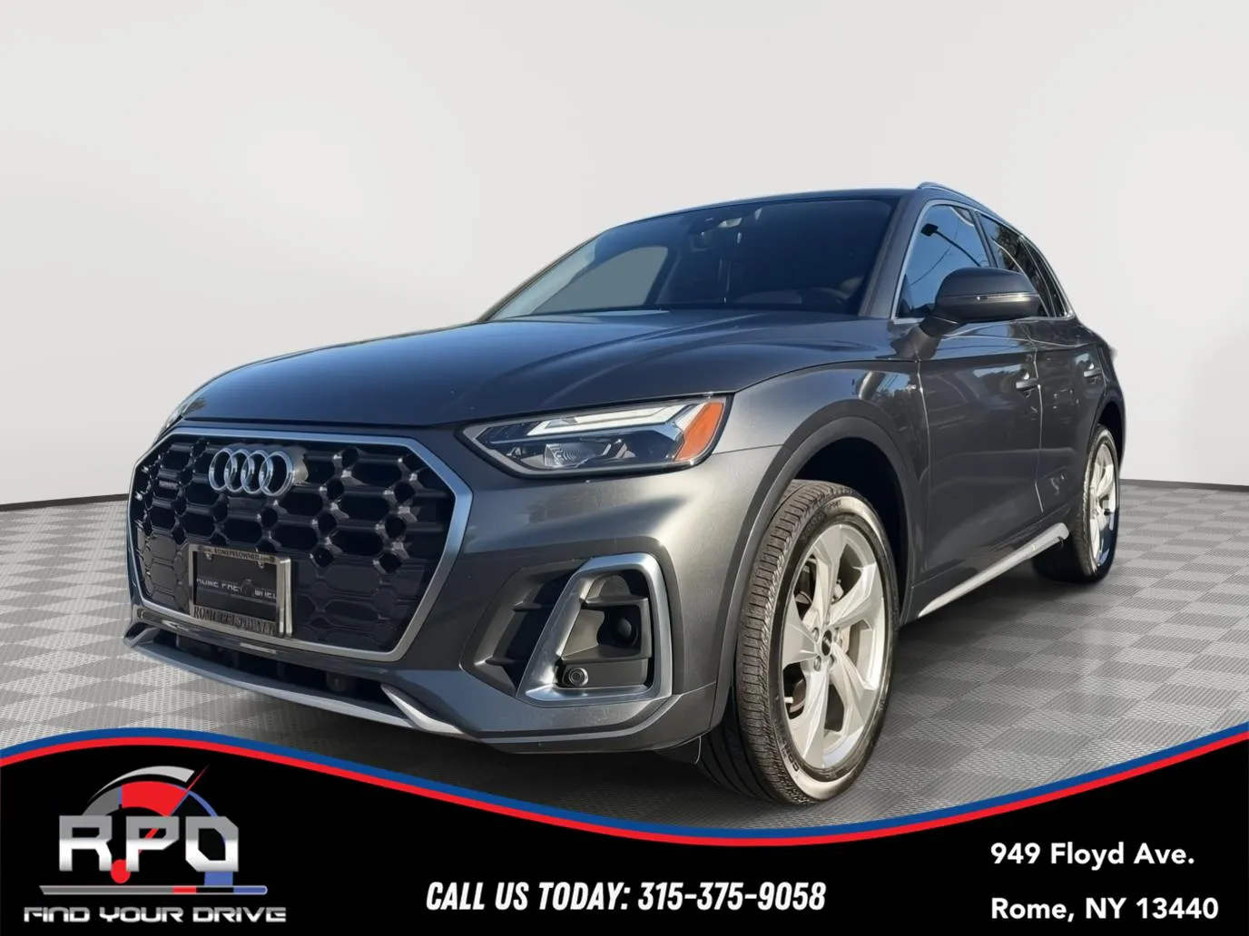 Gray 2023 Audi Q5 S line Premium Plus for sale in Rome, NY