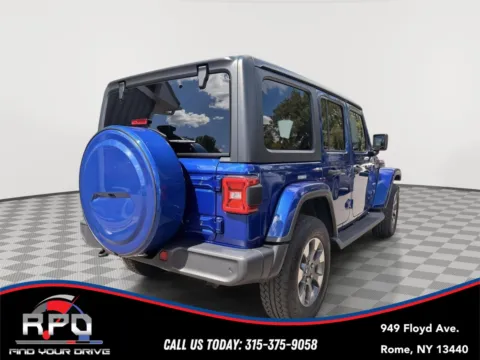 Another view of 2020 Jeep Wrangler Unlimited Sahara for sale in Rome, NY at Rome Preowned Auto Sales