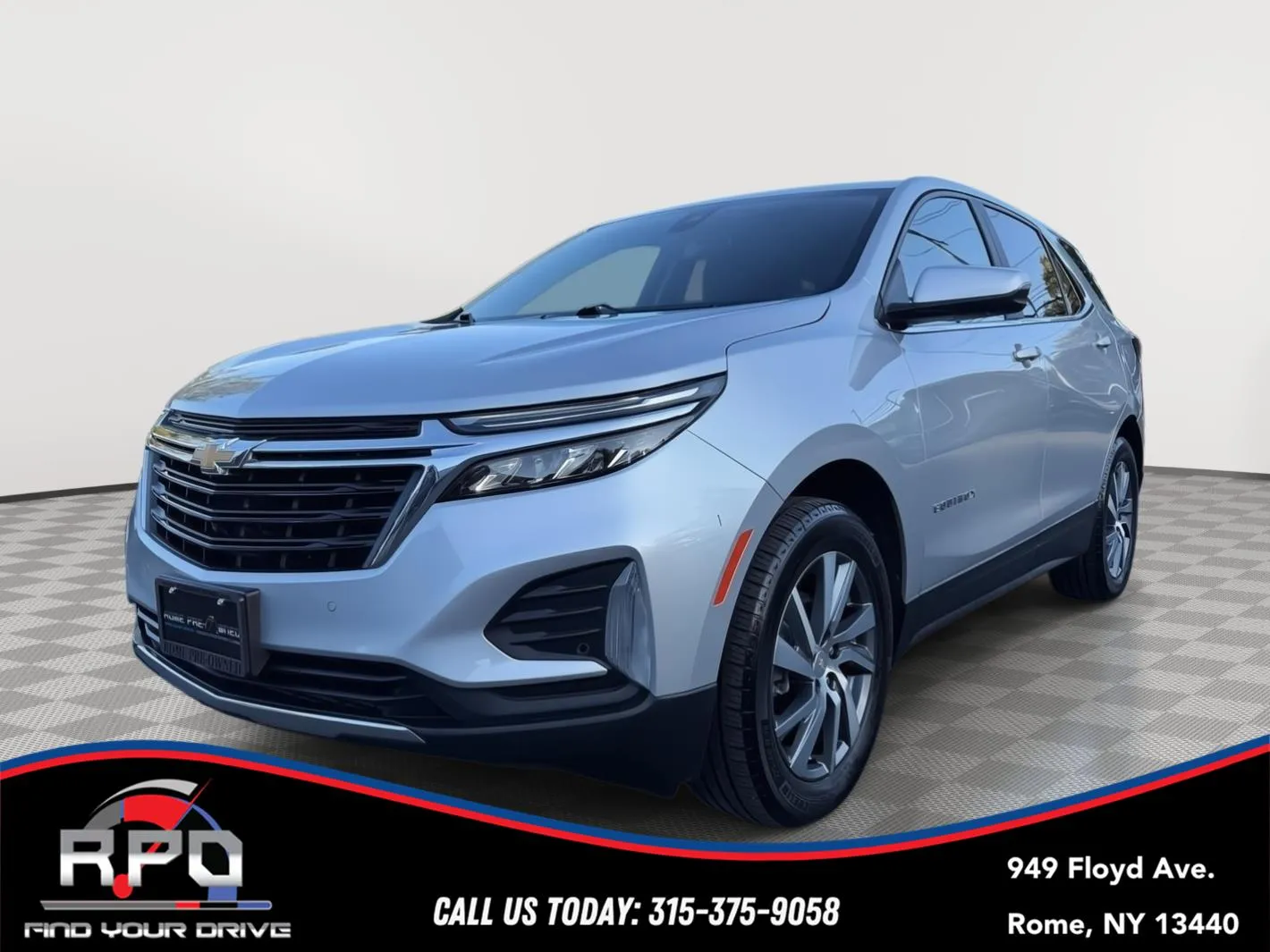 Silver 2022 Chevrolet Equinox LT for sale in Rome, NY