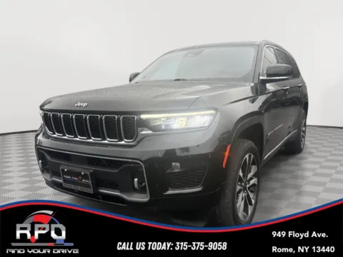 Black 2022 Jeep Grand Cherokee L Overland for sale in Rome, NY