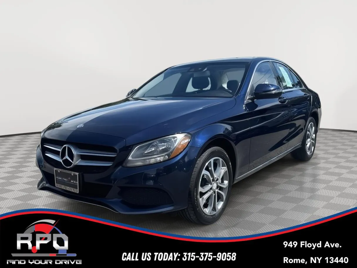 Blue 2016 Mercedes-Benz C-Class C 300 for sale in Rome, NY