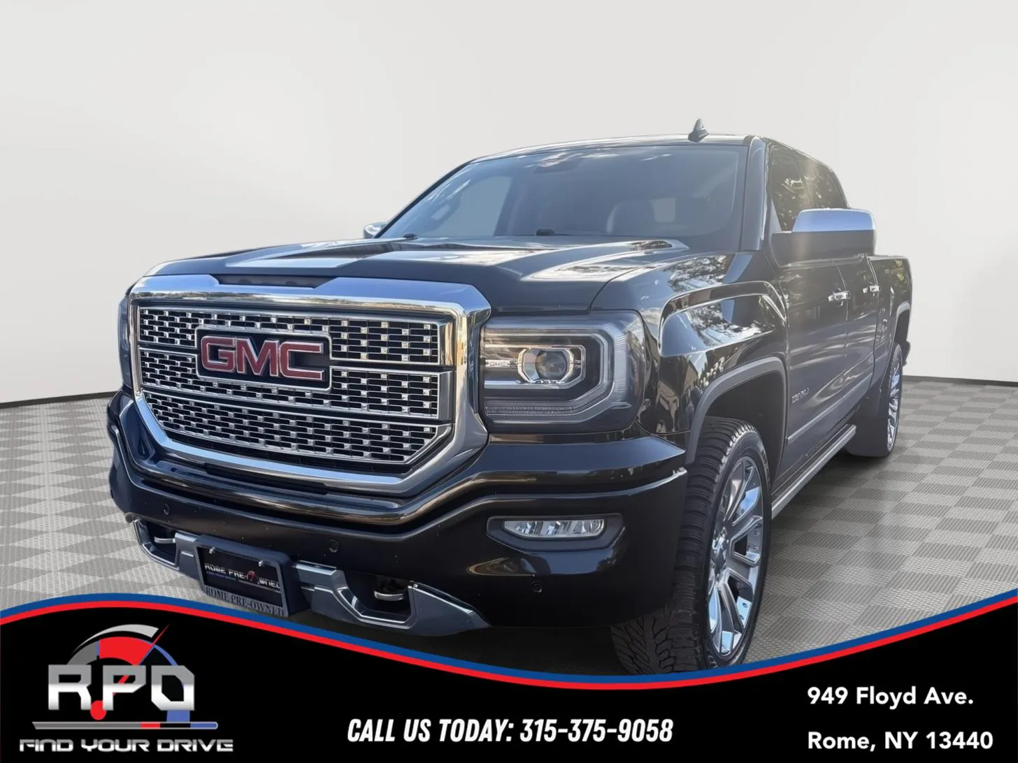 Black 2017 GMC Sierra 1500 Denali for sale in Rome, NY