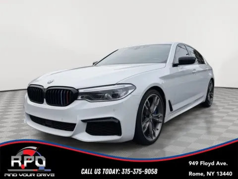 White 2020 BMW 5 Series M550i xDrive for sale in Rome, NY