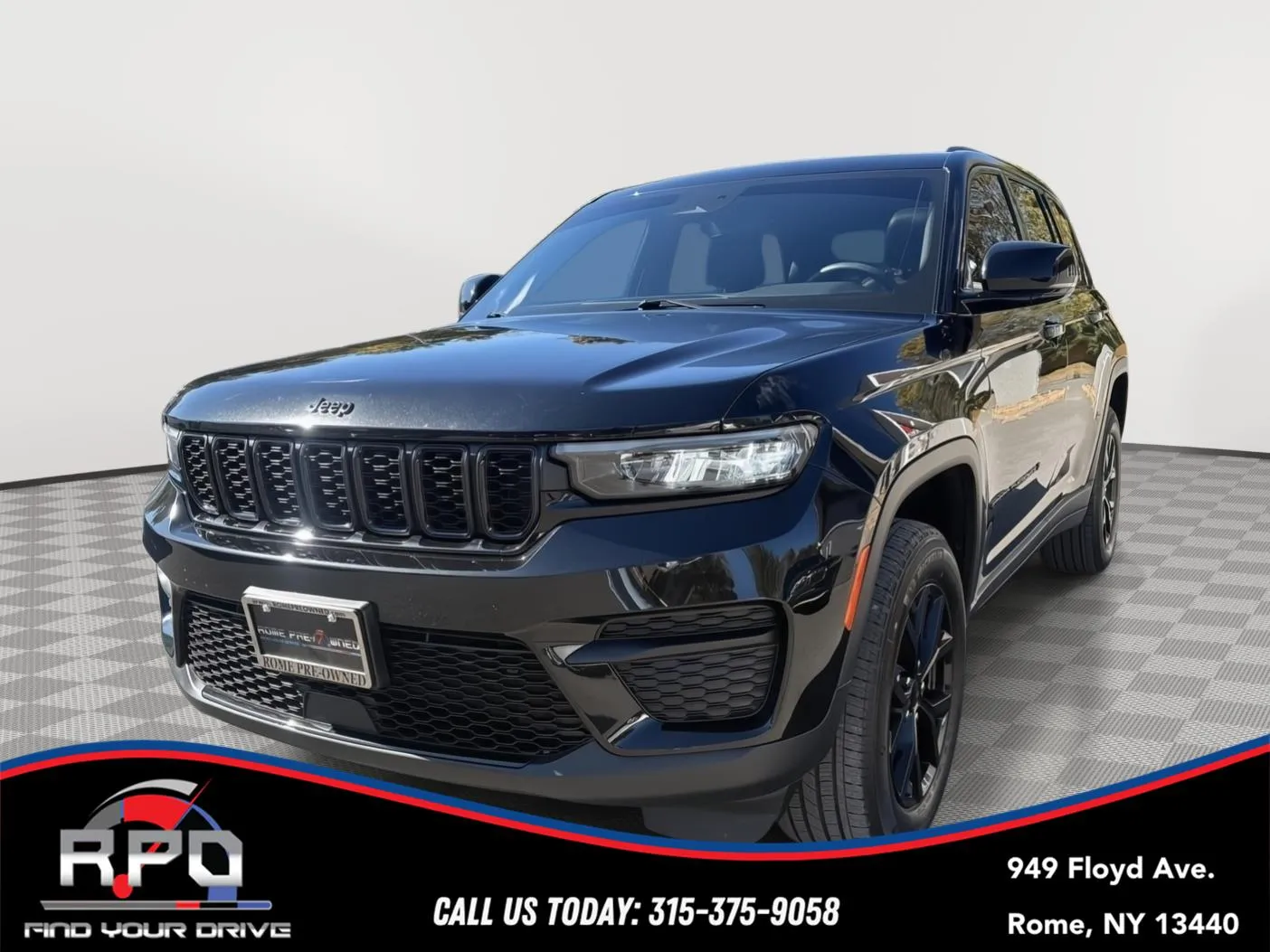 Black 2024 Jeep Grand Cherokee Altitude X for sale in Rome, NY