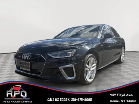 Black 2021 Audi A4 Sedan S line Premium for sale in Rome, NY