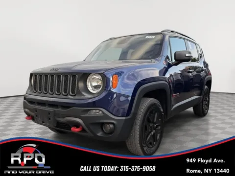 Blue 2018 Jeep Renegade Trailhawk for sale in Rome, NY