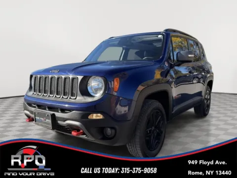 Blue 2018 Jeep Renegade Trailhawk for sale in Rome, NY