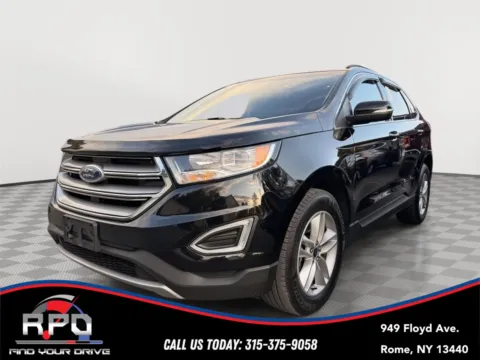 Black 2017 Ford Edge SEL for sale in Rome, NY