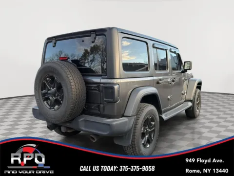 Another view of 2018 Jeep Wrangler Unlimited Sport S for sale in Rome, NY at Rome Preowned Auto Sales