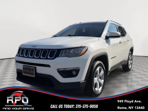 White 2019 Jeep Compass Latitude for sale in Rome, NY