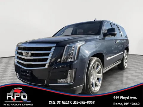 Blue 2018 CADILLAC ESCALADE 4WD 4DR PREMIUM LUXURY for sale in Rome, NY