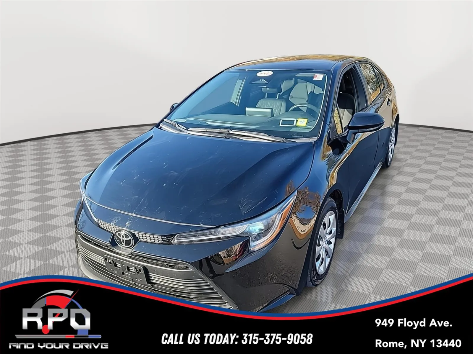 Black 2024 Toyota Corolla LE for sale in Rome, NY