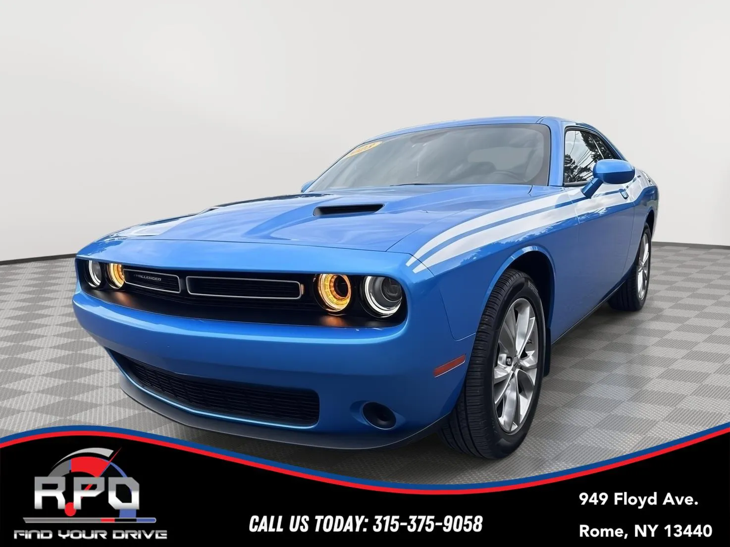 Blue 2023 Dodge Challenger SXT for sale in Rome, NY