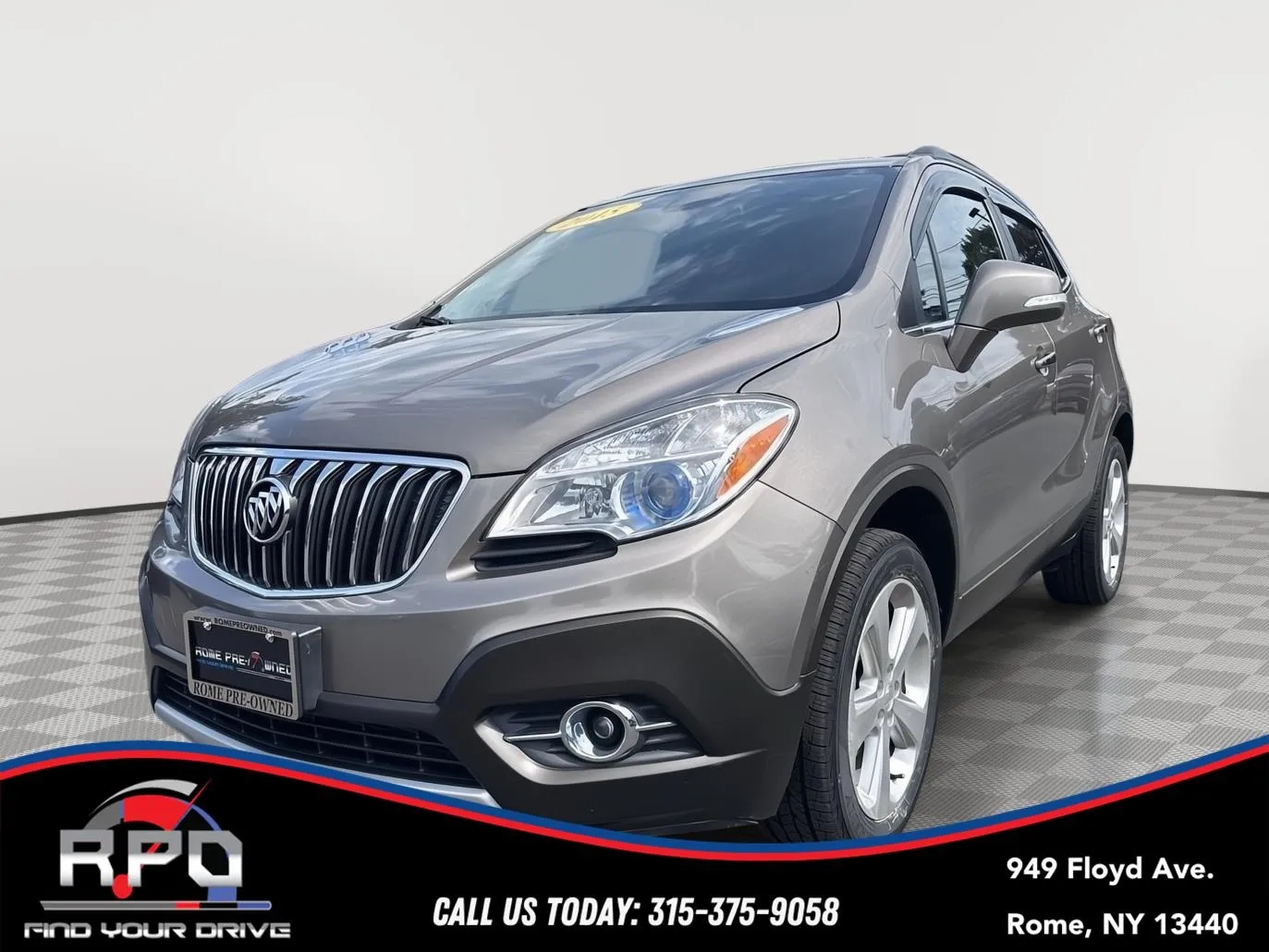 Silver 2015 Buick Encore Leather for sale in Rome, NY