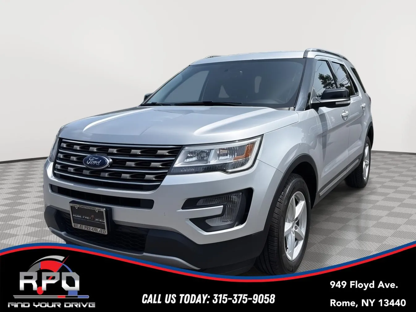 Silver 2017 Ford Explorer XLT for sale in Rome, NY
