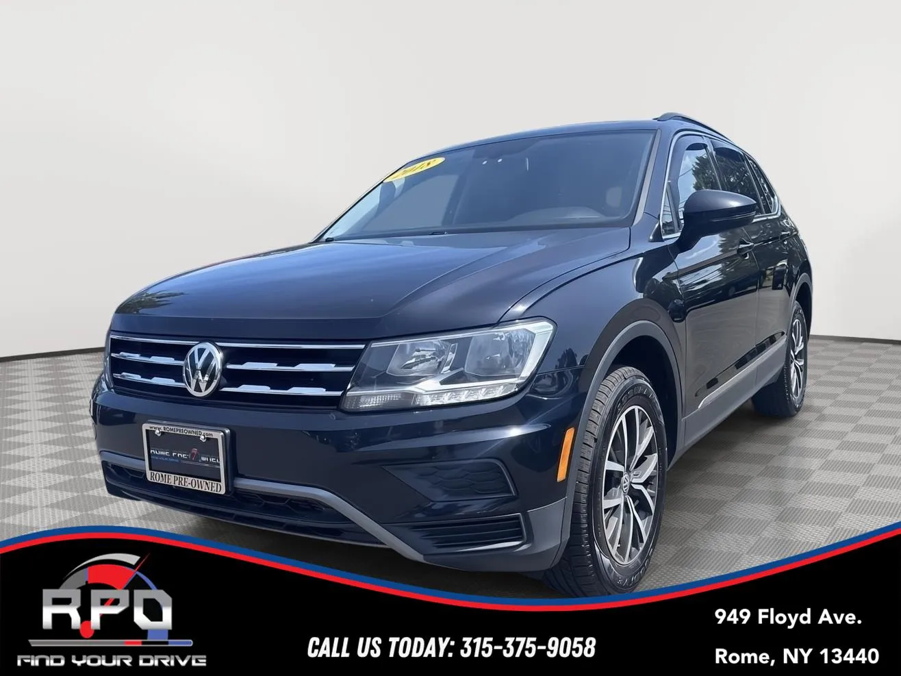 Black 2018 Volkswagen Tiguan SE for sale in Rome, NY