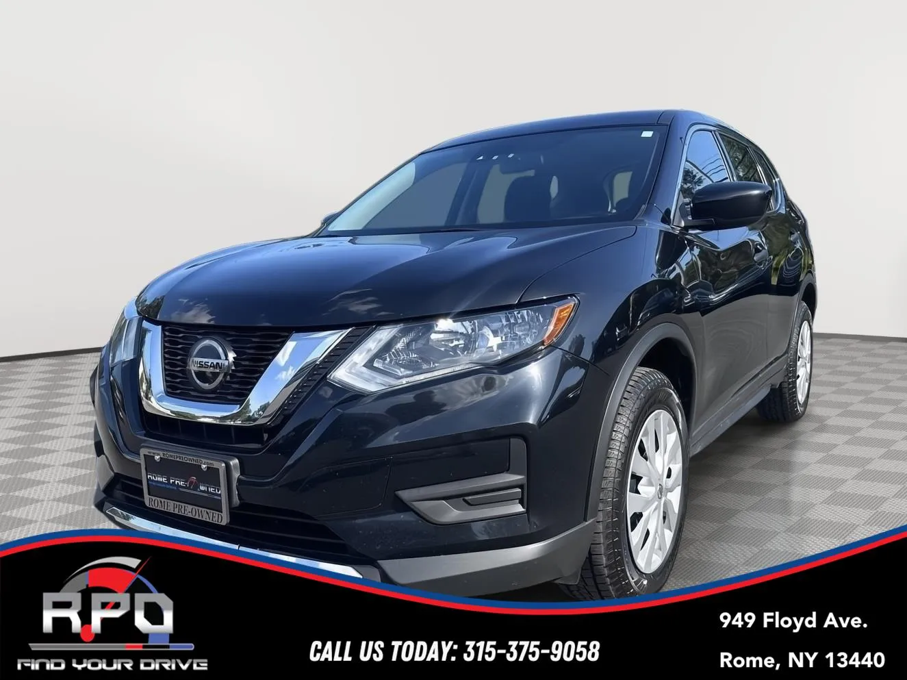 Black 2019 Nissan Rogue S for sale in Rome, NY