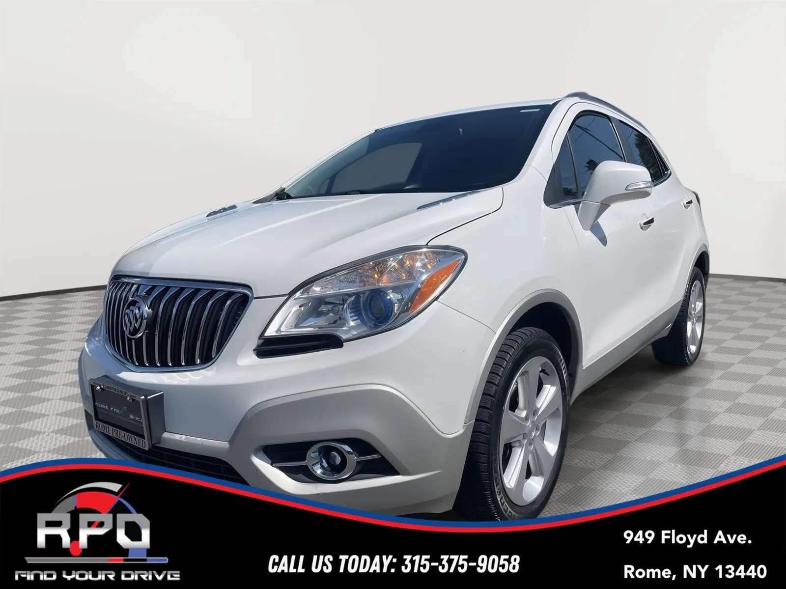 White 2015 Buick Encore Convenience for sale in Rome, NY