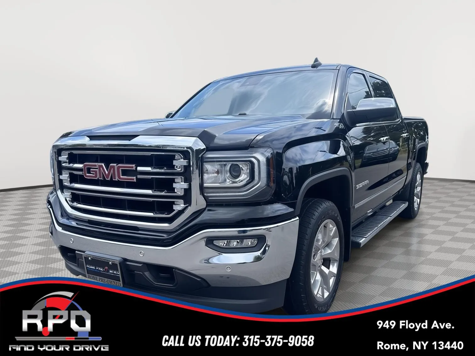 Black 2018 GMC Sierra 1500 SLT for sale in Rome, NY