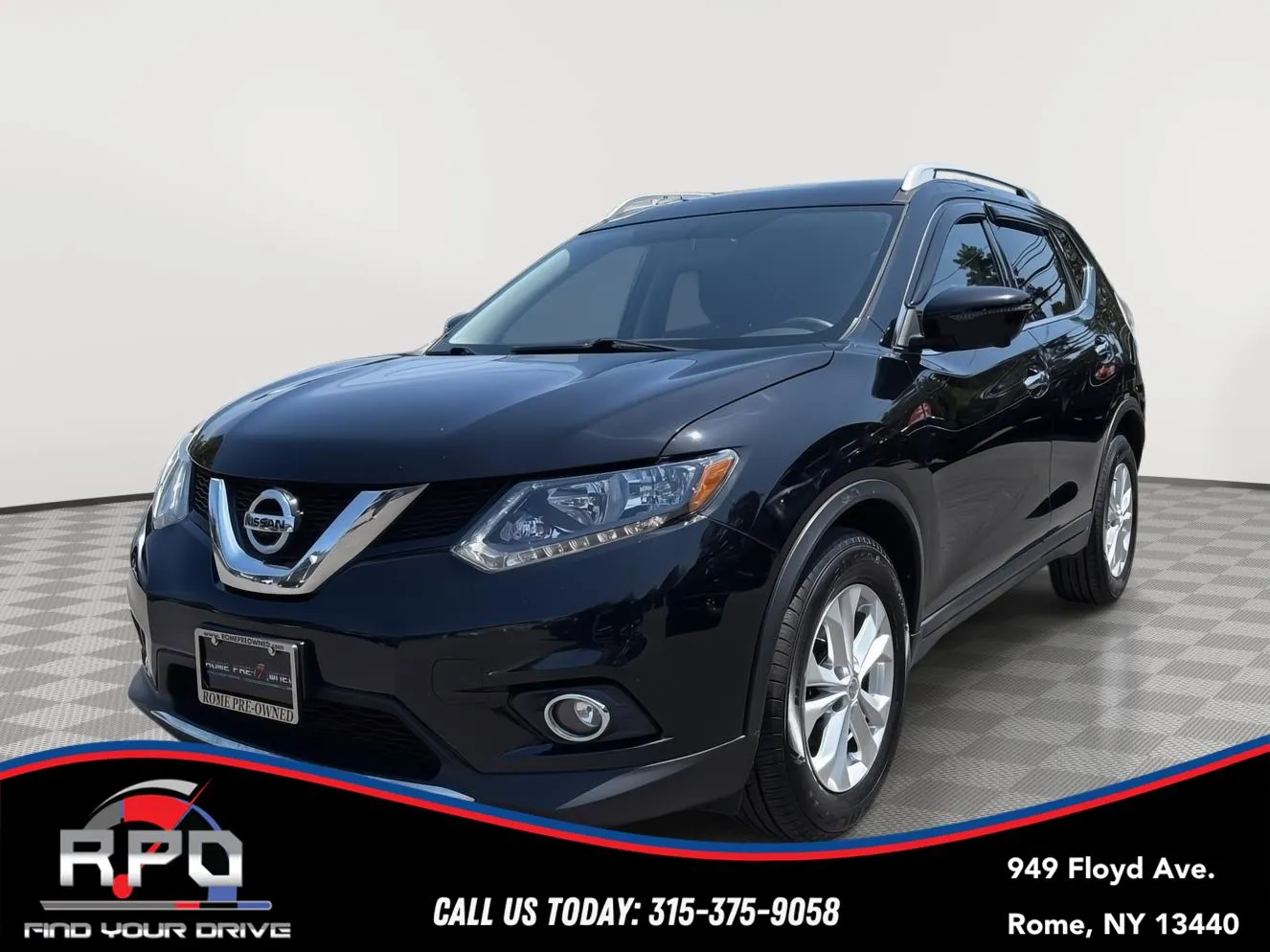 Black 2016 Nissan Rogue SV for sale in Rome, NY