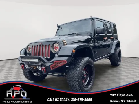 Black 2017 Jeep Wrangler Unlimited 75th Anniversary for sale in Rome, NY