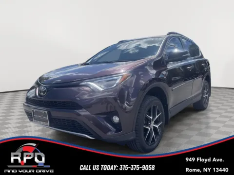 Black 2017 Toyota RAV4 SE for sale in Rome, NY