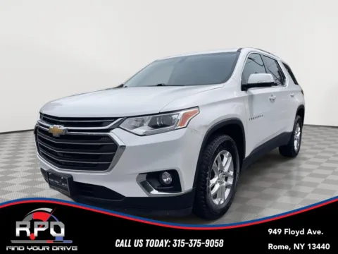 White 2019 Chevrolet Traverse LT Cloth for sale in Rome, NY