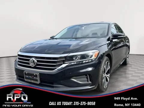 Black 2021 Volkswagen Passat 2.0T SE for sale in Rome, NY