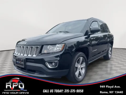 Black 2017 Jeep Compass High Altitude for sale in Rome, NY