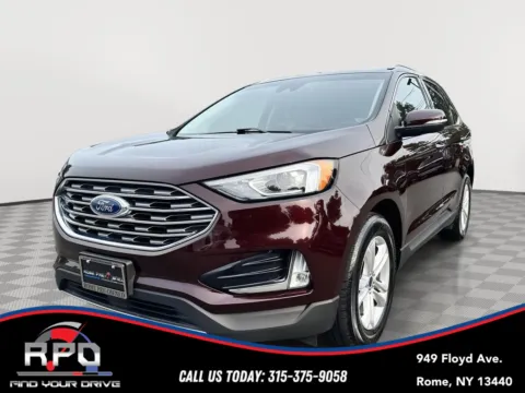 Red 2020 Ford Edge SEL for sale in Rome, NY