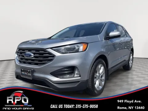 Silver 2022 Ford Edge Titanium for sale in Rome, NY