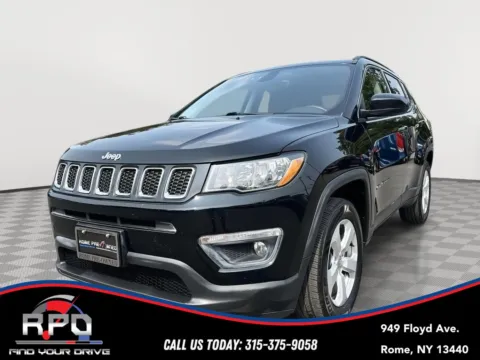 Black 2018 Jeep Compass Latitude for sale in Rome, NY