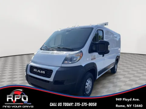 White 2021 Ram ProMaster Cargo Van 1500 136 WB for sale in Rome, NY
